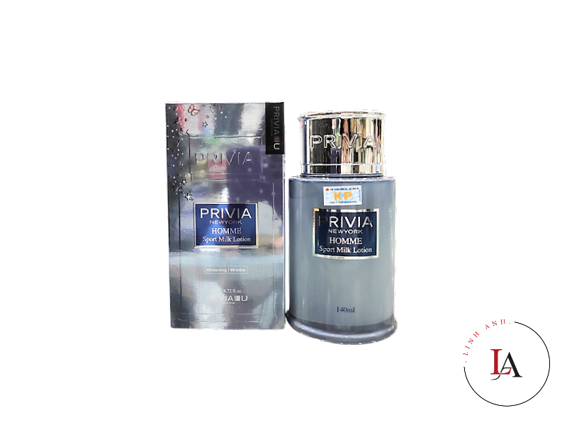 Sữa Dưỡng Privia dành cho nam Homme Sport Milk Lotion 140ml